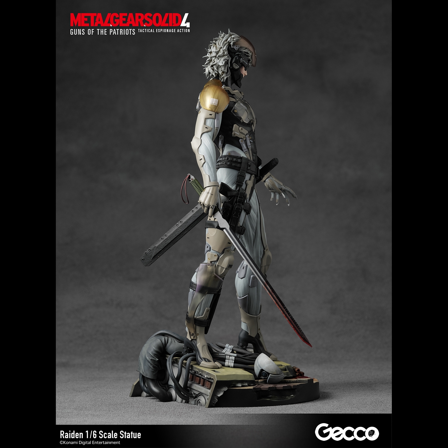 METAL GEAR SOLID 4 GUNS OF THE PATRIOTS, Raiden 1/6 Scale Statue 